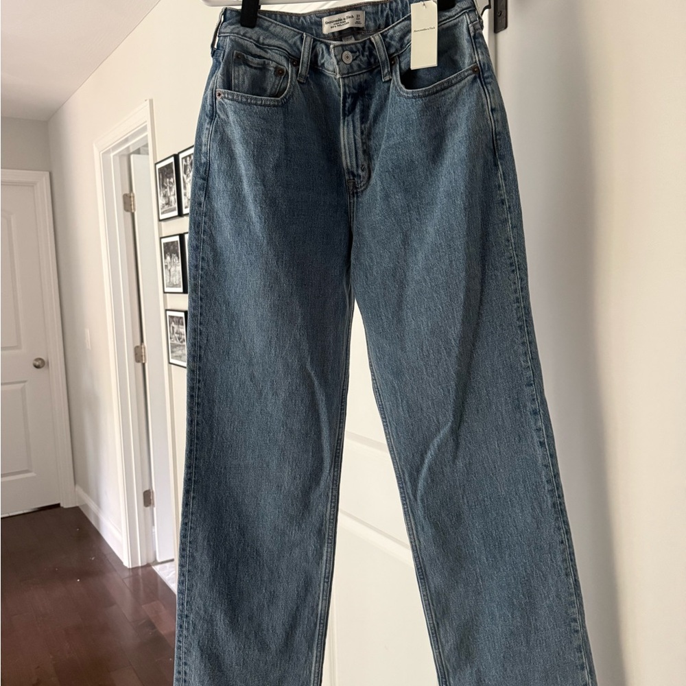 Abercrombie & Fitch High Rise Blue Jeans